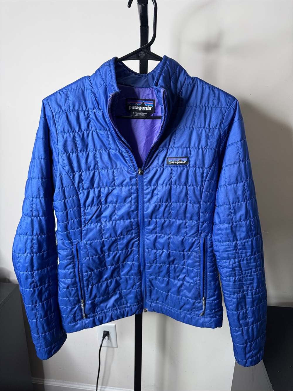 Patagonia Royal Blue Quilted Packable Jacket